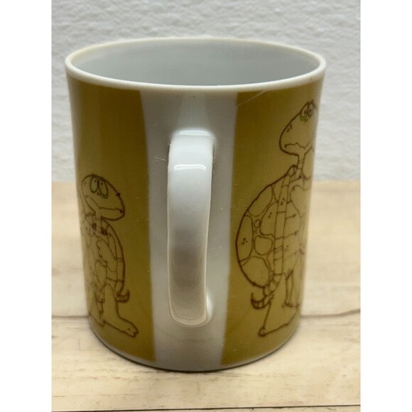 Classique Gibson Greeting Cards Turtle Humor Ceramic Coffee MugMade In Japan - Picture 5 of 11